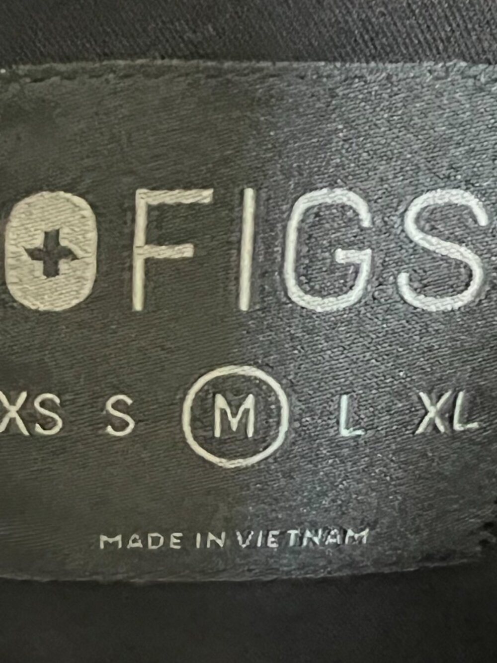FIGS Black On Shift Fleece Vest Size Medium - Picture 7 of 9